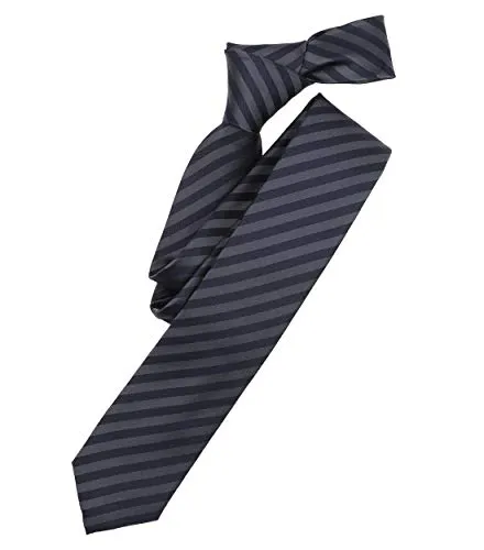 VENTI Herren Business-Krawatte 6cm aus 100% Seide - Elegante Krawatte für Herren, ideal für Business- und feierliche Anlässe. Aus hochwertiger, OEKO-TEX zertifizierter Seide, in klassischem Marine mit gestreiftem Design.