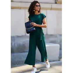Culotte-Overall LASCANA Damen Jumpsuit in grün von LASCANA 