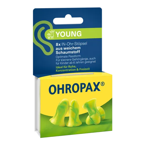 OHROPAX Young Ohrstöpsel - 8 Stück von OHROPAX