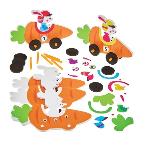 Baker Ross FX979 Häschen- und Karotten-Bastelsets von Baker Ross
