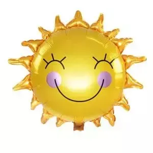 Balon foliowy słoneczko 55cm Arpex 5907667209386 in gelb von Arpex