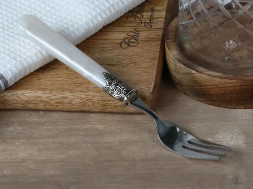 Chic Antique Kuchengabel Besteck Antik Perlmutt Shabby Vintage 61384-02