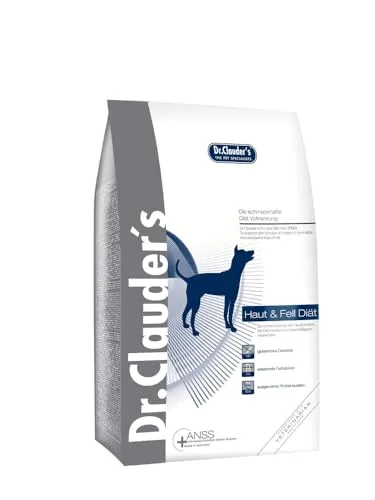 Dr. Clauders Dog Diät FSD Haut & Felldiät 4kg - Hundefutter für gesunde Haut und Fell. Unterstützt bei Hautproblemen und Haarausfall durch essentielle Fettsäuren und ausgewählte Proteine.