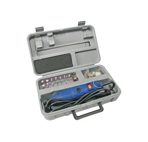 Velleman Elektrische Präzisionsbohrmaschine und Gravierset - 40-tlg. (VTHD04) - Bohrmaschinen-Set mit 40 Teilen für präzises Bohren und Gravieren, ideal für Hobbybastler und Profis.