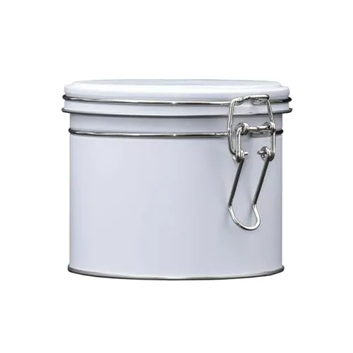 Bremer Gewürzhandel Bügelverschlußdose mini, rund, weiß, 102 x 90 mm