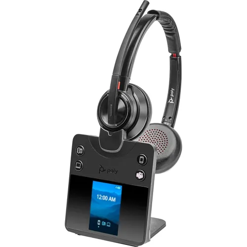 Poly Savi 8420 - Office Stereo Headset, Microsoft Teams zertifiziert und ideal für klare Kommunikation im Büro