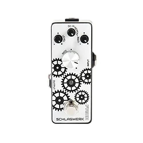 Fame Echo Schlagwerk Effektpedal - Gitarren-Effektgeräte mit erstklassigen Delay-Sounds, ideal für Country- und Rock'n'Roll. Kompaktes Metallgehäuse und True-Bypass für einfache Bedienung und optimale Klangkontrolle.