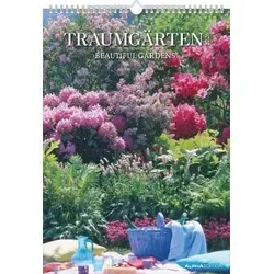 Traumgärten 2026 - Bildkalender A3 - Gartenkalender im A3-Format mit traumhaften Gartenmotiven, Platz für Notizen und Feiertagen (DE/AT/CH) - ideal für Gartenliebhaber und als Geschenk.