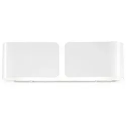 Xxxl Wandleuchte Clip Small Bianco - Elegante Wandstrahler für stilvolle Innenbeleuchtung - Lampen & Leuchten, moderne Wandleuchte aus hochwertigem Metall in Weiß, perfekt für gezielte Lichtakzente und platzsparend mit kompakten Maßen.