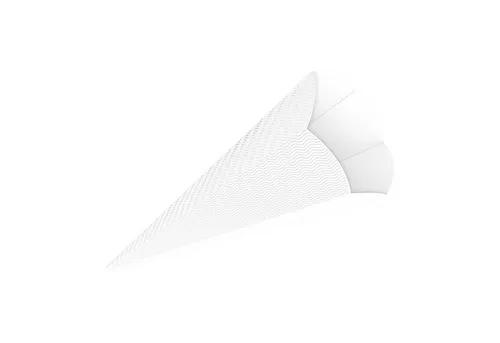 itenga Schultüte 3D Color Schultüten Bastelwellpappe 68CM WEISS - Schultüten Rohling zu