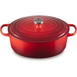 Le Creuset Oval Bräter 33 cm in rot von Le Creuset