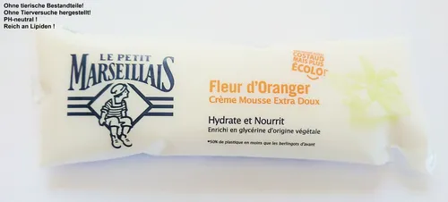 Le petit Marseillais Flüssigseife Orangenblüte 250ml - Flüssig-Handseife mit veganer Formel, farbstofffrei und erfrischendem Orangenduft – perfekt für die sanfte Reinigung der Hände.