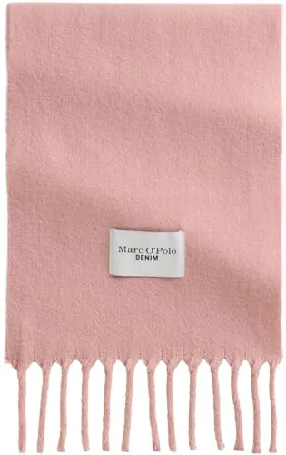Marc O'Polo DENIM Wollschal mit langen Fransen in Rosa - Schals & Tücher, luxuriöser Wollschal aus 100% Schafwolle, perfekt für kühle Tage und stilvolle Akzente.