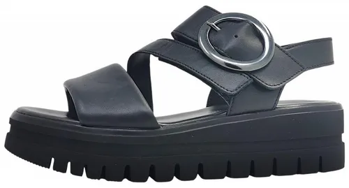 Gabor Sandale Schwarz Gr. 37 - Stilvolle Damen Sandale in Schwarz, ideal für warme Tage. Das luftige Design und das gepolsterte Fußbett garantieren hohen Tragekomfort. Perfekt kombinierbar mit verschiedenen Outfits für Freizeit oder besondere Anlässe.