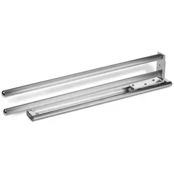 SO-TECH® Handtuchhalter Aluminium, ausziehbar und zweiarmig - Handtuchhalter aus Aluminium, silberfarben und ausziehbar für flexiblen Platzbedarf. Ideal für moderne Badezimmer.