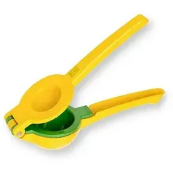 HENSSLERS 2in1 Zitronenpresse für kleine und große Zitrusfrüchte Edelstahl