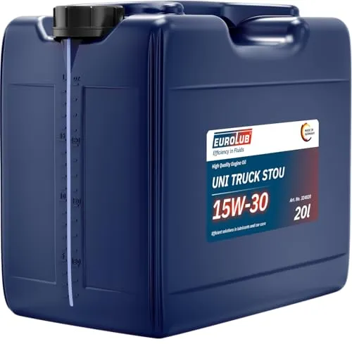Uni Truck Stou Sae 15W-30 - 20 L - Vielseitiges Mehrzwecköl für landwirtschaftliche und Baumaschinen, deckt Motoren-, Getriebe- und Hydraulikanwendungen ab, ideal für effizienten Einsatz.