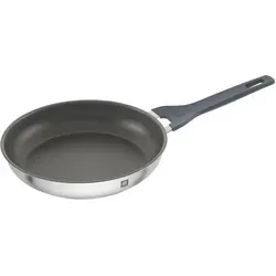 Zwilling Bratpfanne Simplify 24 cm - Pfanne aus rostfreiem Edelstahl 18/10 mit antihaftbeschichteter Keramikoberfläche und Stay-Cool-Griffen, ideal für alle Herdarten, auch Induktion.