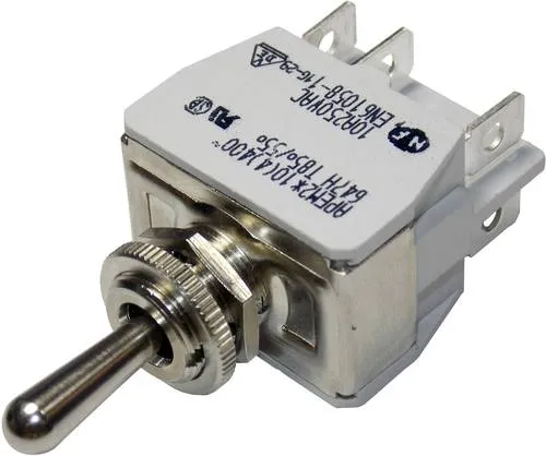 APEM 647H/2 647H/2 Kippschalter 250 V/AC 10A 2 x (Ein)/Aus/(Ein) tastend/0/tastend 1St.