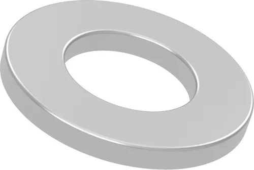 SECCARO Unterlegscheibe für Schrauben M6, 6.4 x 12.0 x 1.6, Edelstahl V2A VA A2, DIN 125 / ISO 7089 & 7090, 20 Stück