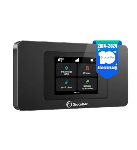 GlocalMe Duoturbo mobiler WLAN Router – 4G LTE Hotspot ohne SIM