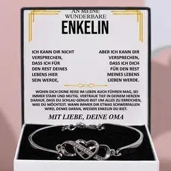 Enkelin Armband mit Geschenkbox, Zirkonia