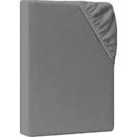 AM Qualitätsmatratzen Premium Jersey Spannbettlaken 120x210cm in Anthrazit