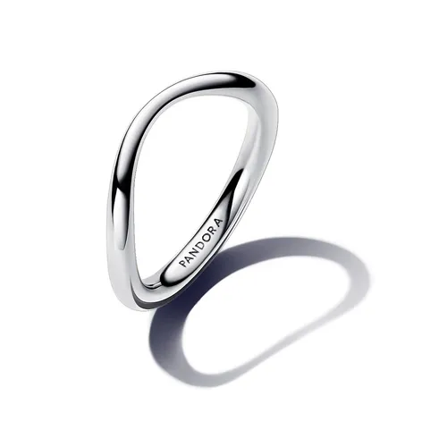 Pandora Fingerring Organisch Geformter Bandring 193314C00 - Damenring in Größe 52, einzigartiges organisches Design für einen eleganten Look.