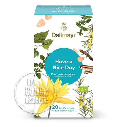 Dallmayr Tee Pyramide Have a nice Day BIO 20 Beutel á 3,0 g