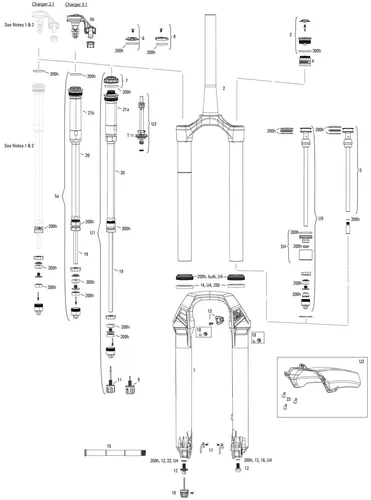 Produktbild RockShox Lyrik Ultimate Charger 3.1 RC2 DebonAir+ Boost 29
