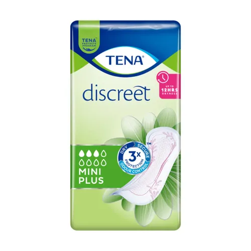 TENA DISCREET Inkontinenz Einlagen mini plus 6X20 St - Inkontinenzeinlagen für maximale Sicherheit und Diskretion, ideal für den täglichen Gebrauch und sorgenfrei im Alltag.