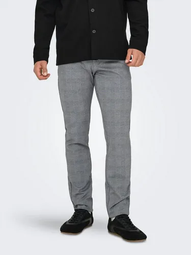 ONLY & SONS Herren Chino Hose ONSMARK Slim Fit - Modische Wanderhose für Herren mit Slim Fit und 2% Stretchanteil für optimalen Tragekomfort. Perfekt für schicke und lässige Outfits, ideal für den Alltag und die Freizeit.