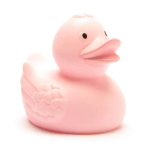 Ente Lana - pastell-rose Badeente-Gummiente-Quietscheente-Plastikente