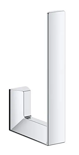 GROHE Selection Cube WC-Reservepapierhalter, Wandmontage, chrom - Zubehör & Accessoires für ein stilvolles Badezimmer-Design, eleganter chromfarbener Halter für eine praktische und saubere Lösung.