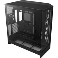 NZXT CM-H92FB-R1 H9 Flow RGB 2025 BlackEdition ARGB MidiTower - PC-Gehäuse für E-ATX, ATX, mATX und mITX mit 3x140mm ARGB Lüftern für optimale Kühlung und beeindruckende Beleuchtung.