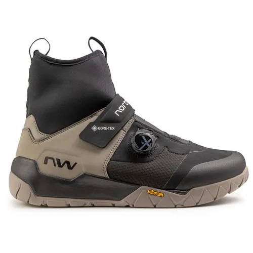 Northwave Multicross Plus GTX Herrenschuhe schwarz/sand 44 - Hochwertige Herren-Radschuhe mit Gore-Tex-Membran für besten Wetterschutz und Komfort. Ideal für Radfahren und Mountainbiken, bieten sie optimale Traktion und Halt bei jedem Wetter.