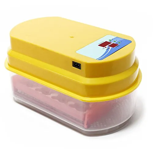 Wiltec Automatische Brutmaschine für 12 Eier - Inkubator mit vollautomatischem Wendesystem, präziser Temperatur- und Feuchtigkeitsregulierung für optimale Brutbedingungen und hohe Schlüpfquote.