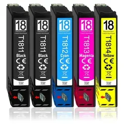 5er Pack Druckerpatronen 18 18XL kompatibel mit Epson XP-305
