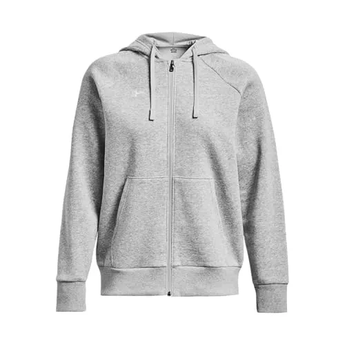 Under Armour Damen UA Rival Fleece FZ Hoodie Shirt - Unterjacken, langlebiger Hoodie mit optimalem Preis-Leistungs-Verhältnis für aktive Damen