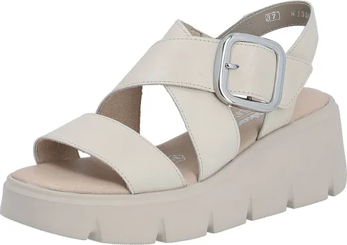 Rieker Keilsandaletten Damen 31373839313137 Beige 40 EU