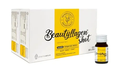 Beautyllagen Kollagen Trinkampullen SHOT Mango – 30 x 30ml 5000mg NatiCol® Fischkollagen, Hyaluron, Biotin, OptiMSM® & Vitamin C, Für Haut, Haare, Nägel & Gelenke Hochdosiert & Glutenfrei