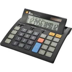 Triumph-Adler J1200 Tischrechner mit 12-stelligem Display - Praktischer Taschenrechner mit LCD-Display, ideal für Büro und Schule. Mit zahlreichen Funktionen wie Prozentrechnung und Margenberechnung – zuverlässig und benutzerfreundlich.