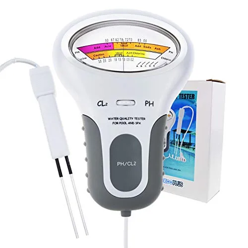 Produktbild 2 in 1 Wasserqualität Tester für pH und Chlor Level