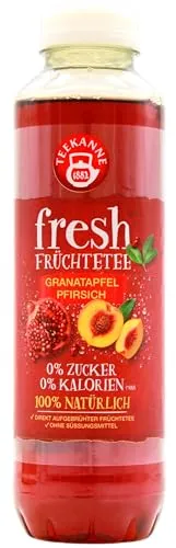 Teekanne fresh Granatapfel Pfirsich, 6er Pack (6 x 0,5 l) EINWEG