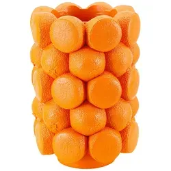 Vase, Orange, Kunststoff, 19x28x19 cm, Dekoration, Vasen in orange von Mauro Ferretti
