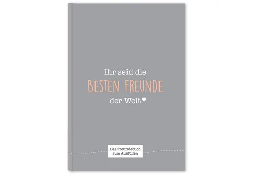 CUPCAKES & KISSES Poesiealbum Freundebuch für Erwachsene zum Ausfüllen