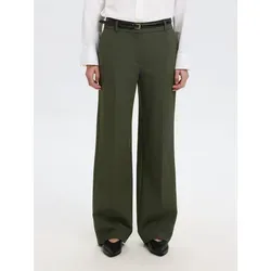 Selected Bügelfaltenhose SLFRita in Oliv, Größe 34 von Selected