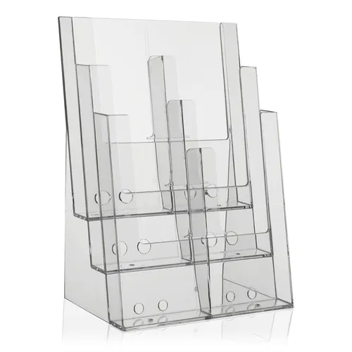 DIN lang DL (6 Fächer) Tischprospektständer taymar® Flyerständer Prospekthalter