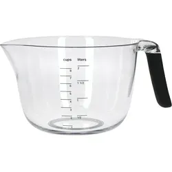 KitchenAid Messbecher 1,9 l - Transparent - Praktischer Messbecher aus robustem Kunststoff mit abgerundetem Schüttrand für tropffreies Ausgießen. Ideal für jede Küche und spülmaschinenfest für einfache Reinigung.