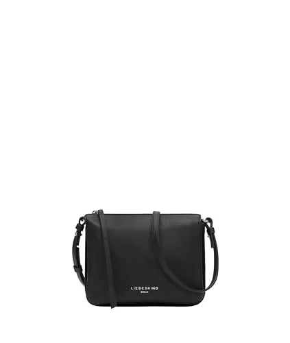 Liebeskind Nina Umhängetasche XS aus Leder – Schwarz - Elegante Liebeskind Nina Umhängetasche XS aus hochwertigem Leder, perfekt für stylische Auftritte. Kompakt und vielseitig für jeden Anlass.